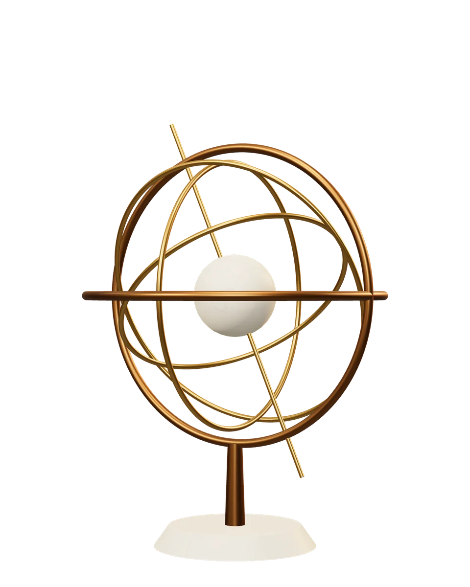 Bronze armillary sphere