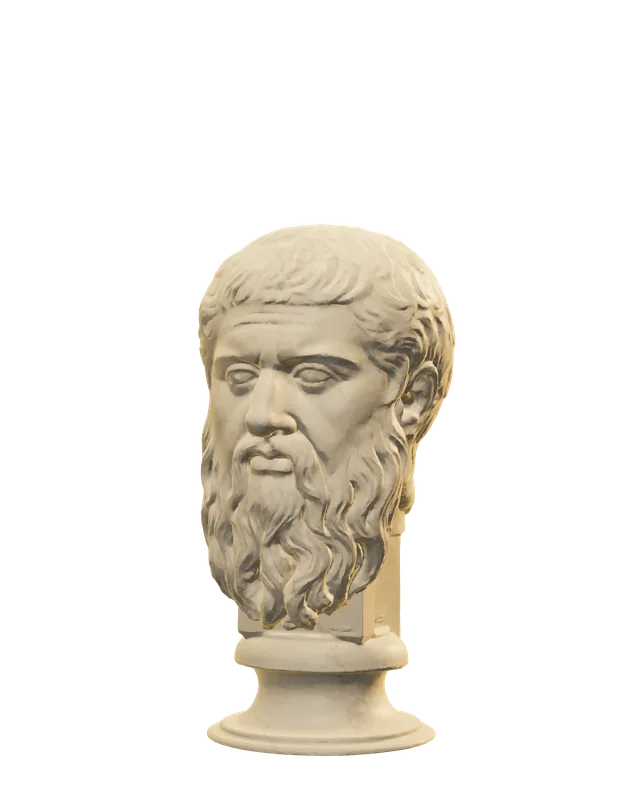 Marble head of Plato
